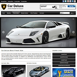 قالب جوملا برای نمایشگاه های اتومبیل - Car Deluxe