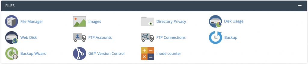 کنترل پنل سی پنل - CPanel ماژول مدیریت فایل سی پنل - Files